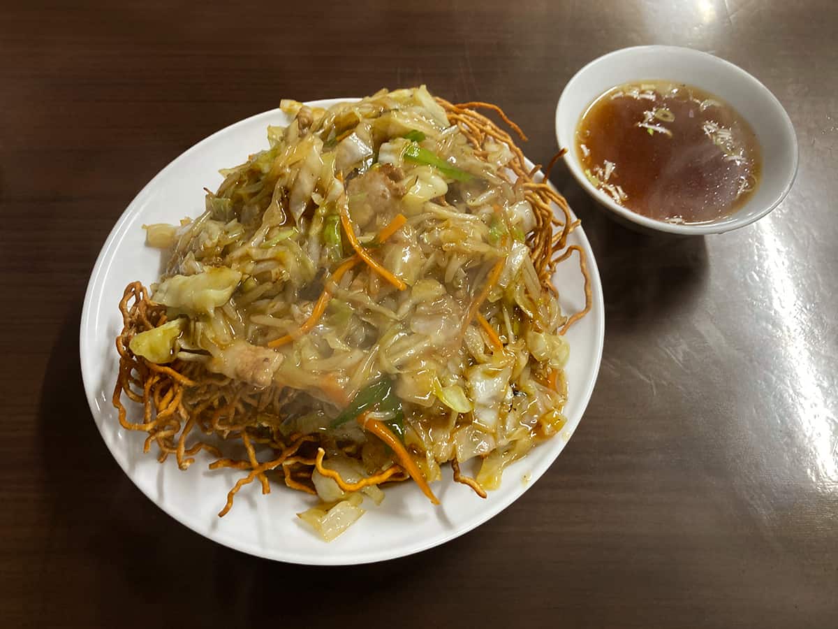 かた焼きそば｜鈴蘭飯店