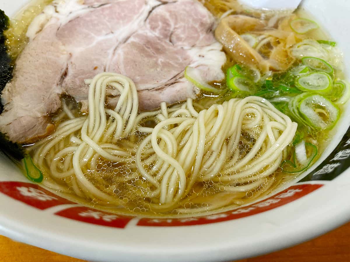 ラーメンの麺|地鶏中華そば 祥秀