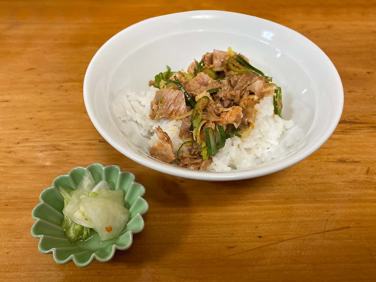 ネギ辛チャーシュー丼|地鶏中華そば 祥秀