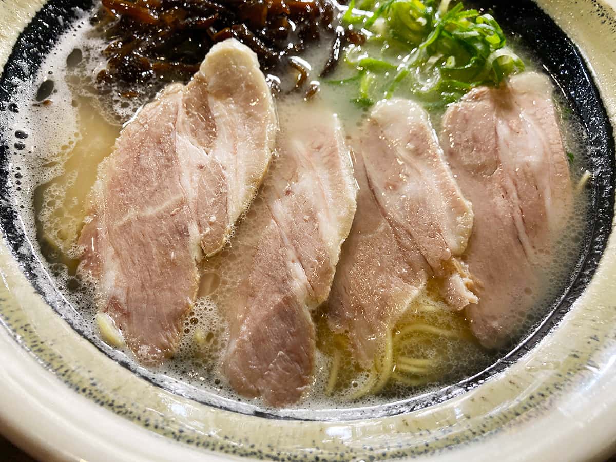チャーシュー|博多ラーメン しばらく 日本橋店