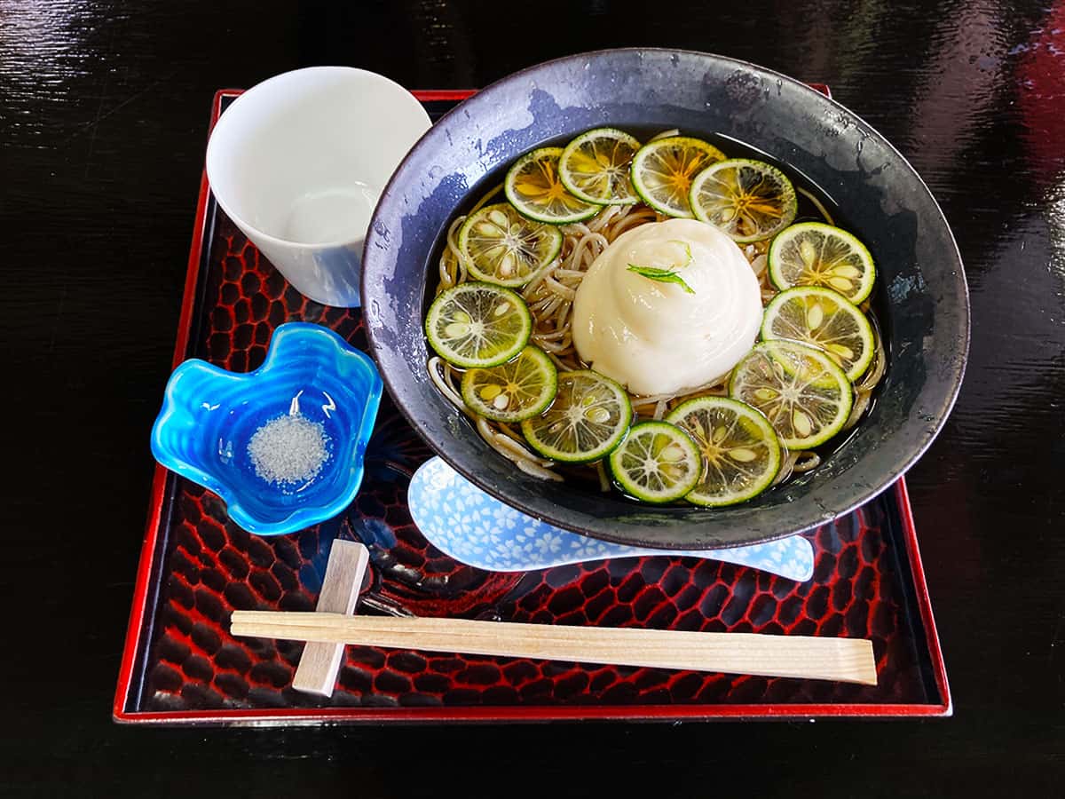 冷汁すだちおせいろ|蕎遊庵