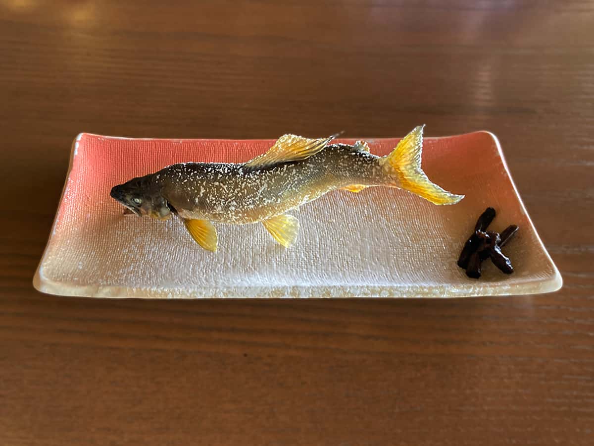 あゆ塩焼き|鮎料理 落合簗
