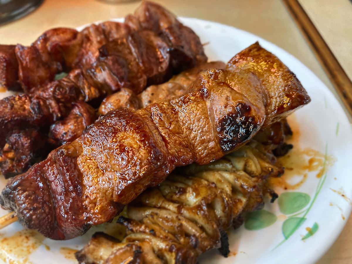 ハツ|もつやき 登運とん