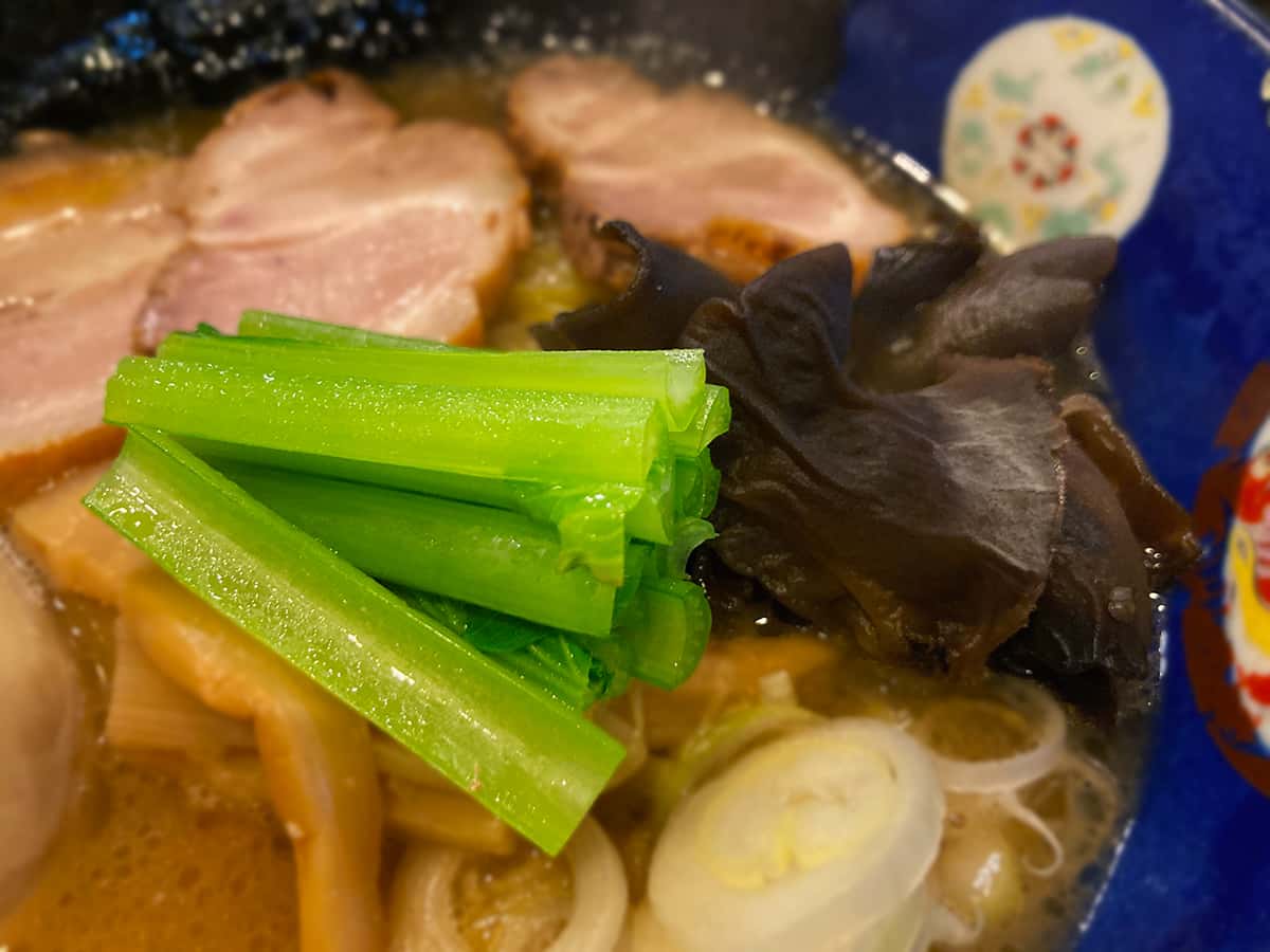 小松菜とキクラゲ|天鳳 六本木店