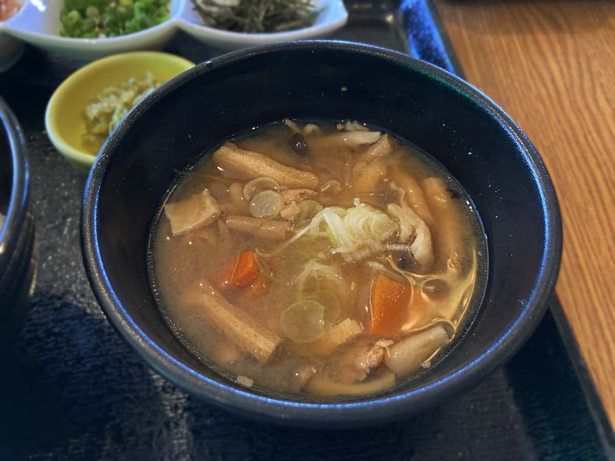 味噌汁|湧水飯釜大王庵