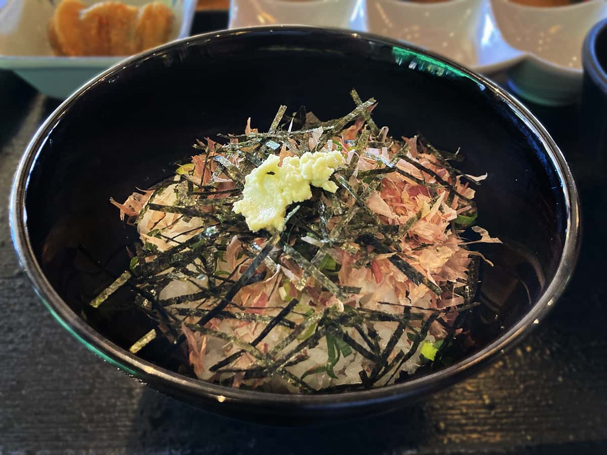 わさび飯|湧水飯釜大王庵