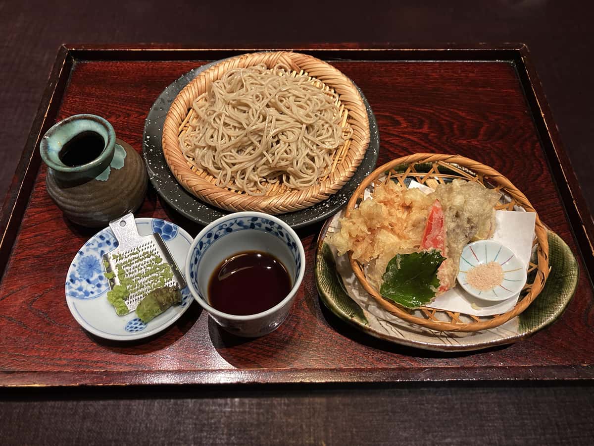 天ぷら二八そばきり|蕎麦料理處 萱