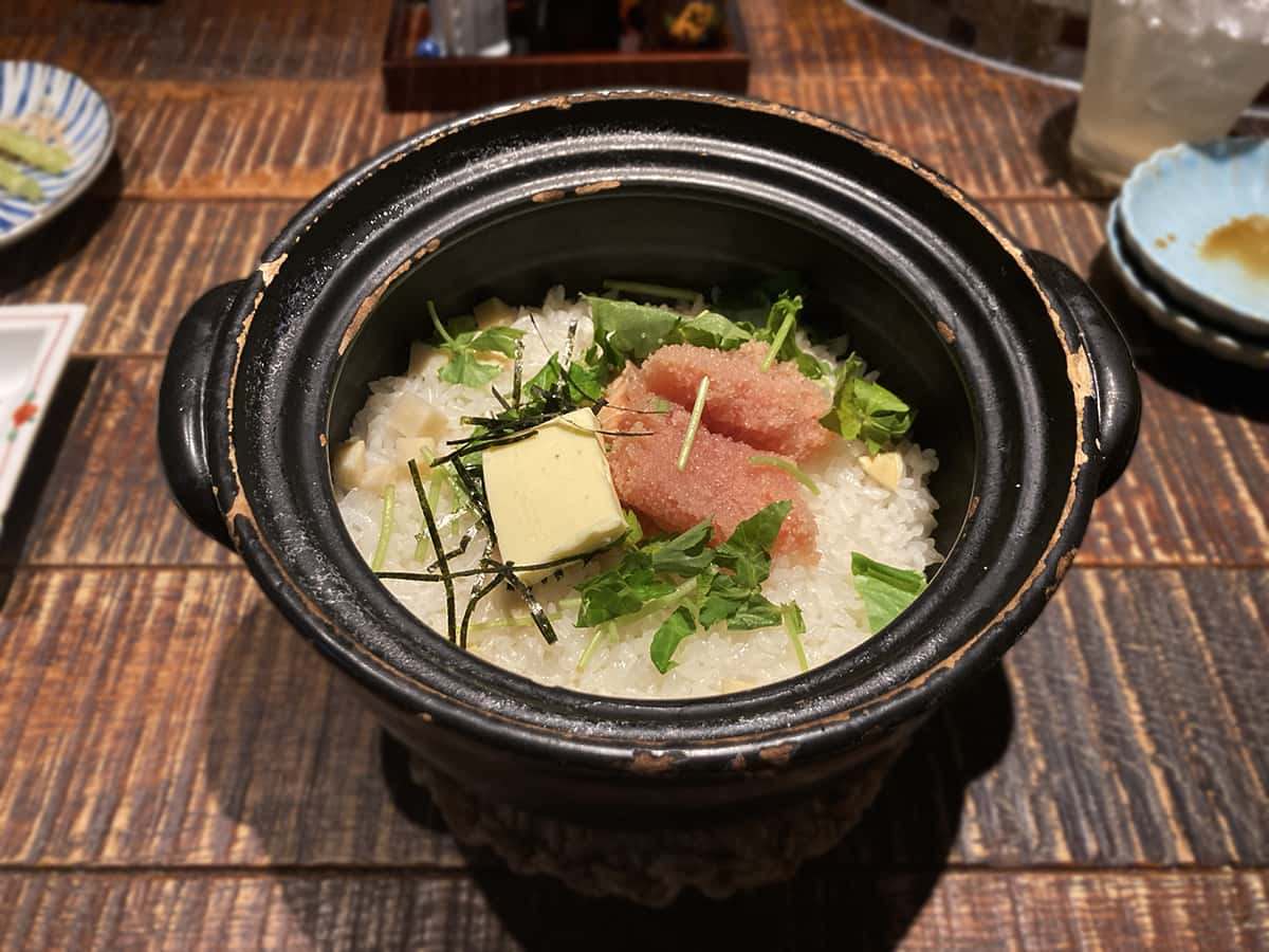 秋鮭とたらこの土鍋|炭問屋 だいだらぼっち 二の坊