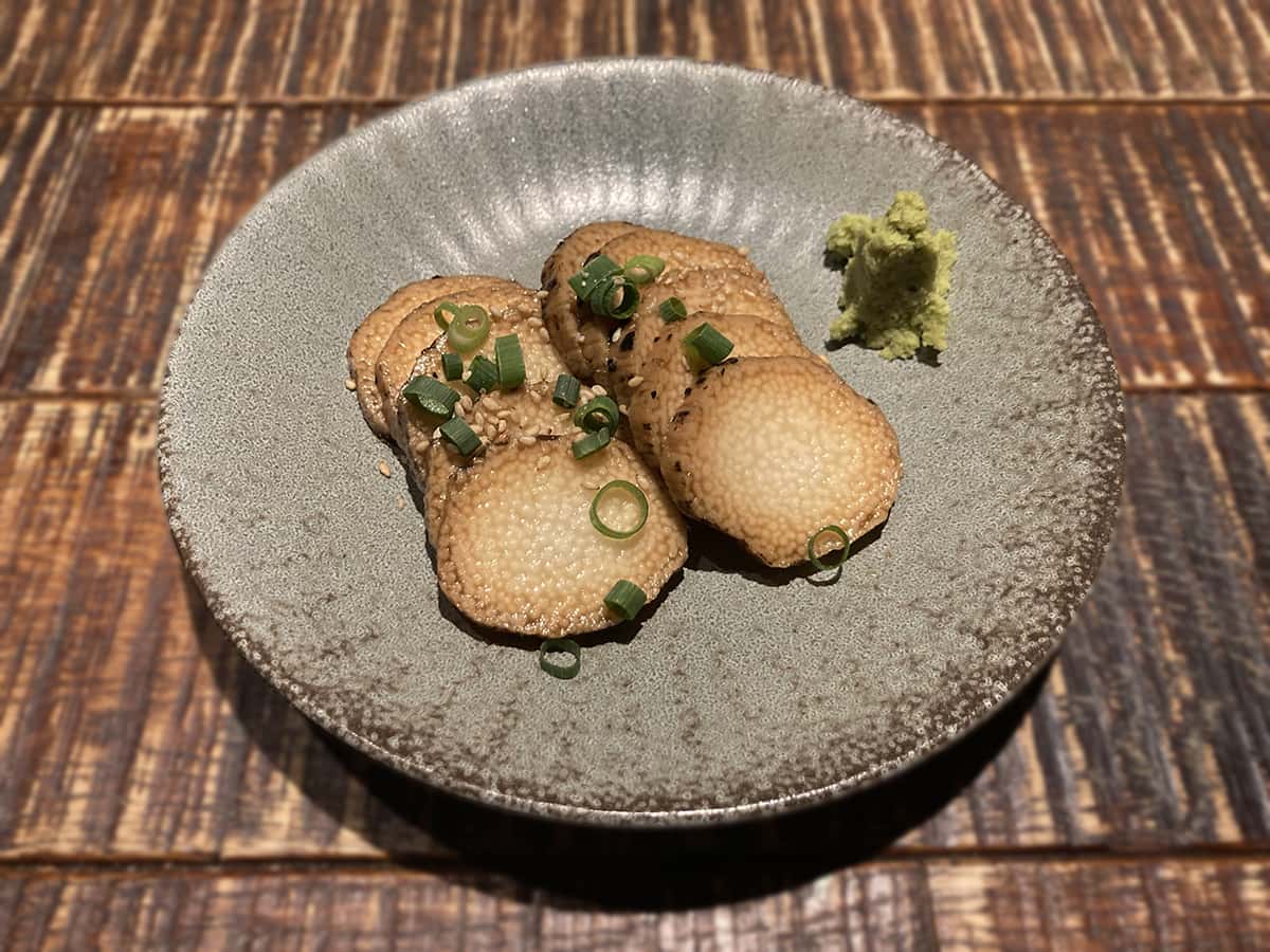 自家製長芋漬け|炭問屋 だいだらぼっち 二の坊