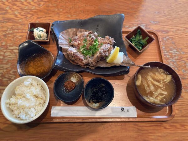 山賊焼き定食|長野県 長寿食堂