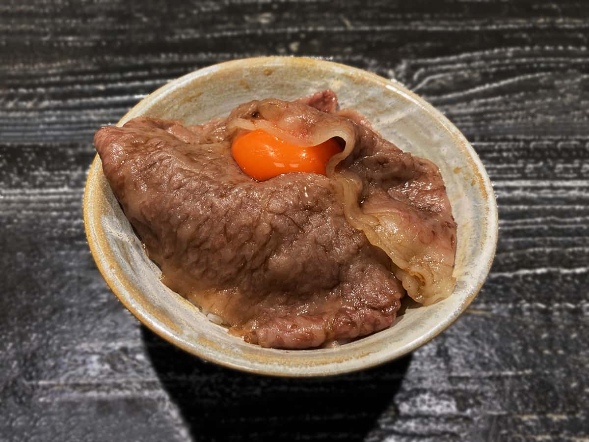 黒毛和牛すき焼きご飯|あいだや2