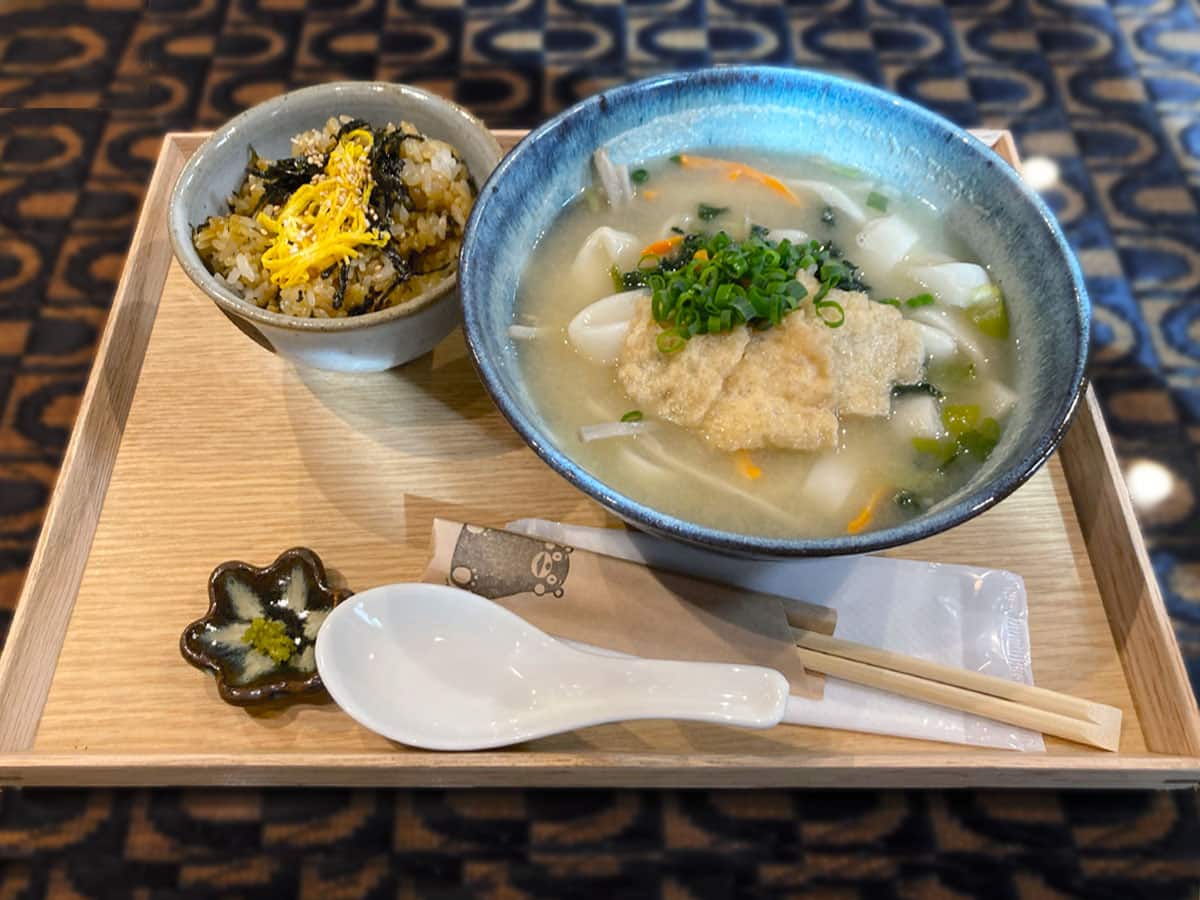 だんご（だご）汁定食｜銀座熊本館