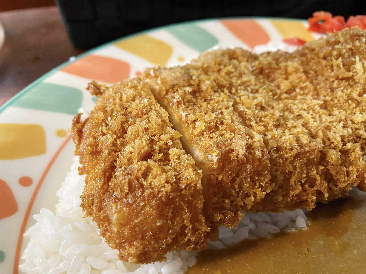 サクサクとした衣のとんかつ|有楽町 ふくてい カレー専門店