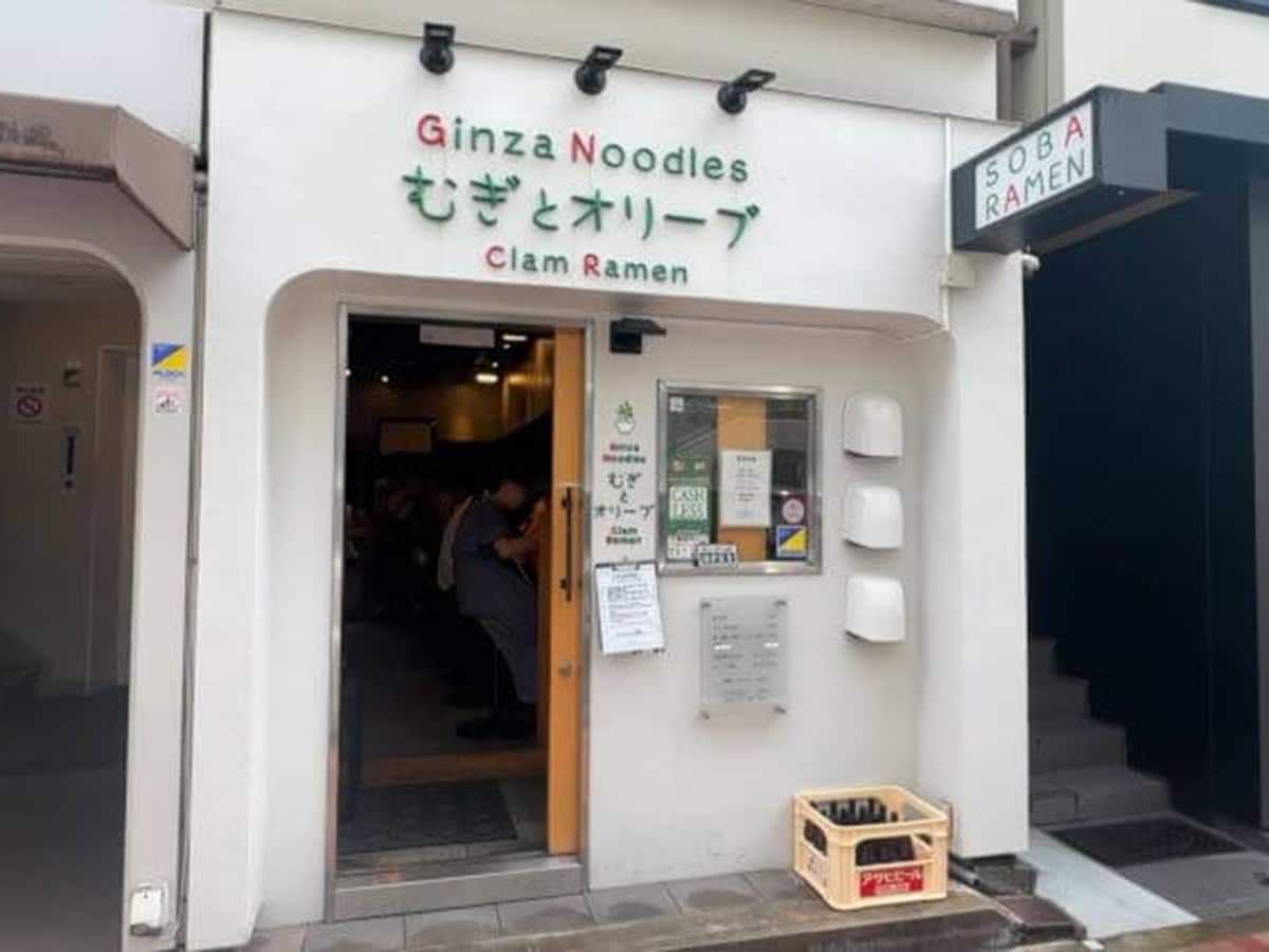 イタリアンを思わせる店舗|むぎとオリーブ 銀座本店